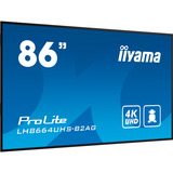 iiyama LH8664UHS-B2AG, Public Display Nero (opaco)