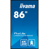 iiyama LH8664UHS-B2AG, Public Display Nero (opaco)