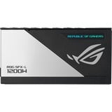 ASUS ROG -LOKI-1200T-SFX-L-GAMING alimentatore per computer 1200 W 20+4 pin ATX Nero, Argento, Alimentatore PC bianco, 1200 W, 100 - 240 V, 1200 W, Attivo, 110 W, 1200 W