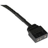 Alphacool Splitter a Y cavo aRGB 3 pin a 4x 3 pin, 15 cm, Cavo a Y Nero