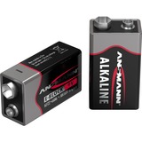 Ansmann Batterie alcaline 1X Alcalino, 9 V, 1 pz, 17,5 mm, 26,5 mm, 48,5 mm