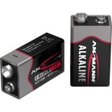 Ansmann Batterie alcaline 1X, Batteria Alcalino, 9 V, 1 pz, 17,5 mm, 26,5 mm, 48,5 mm