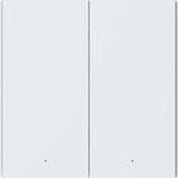 Aqara Interruttore da parete intelligente H1 - due interruttori a bilanciere con conduttore neutro, Pulsante bianco