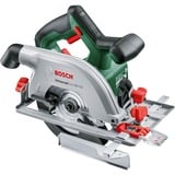 Bosch Circ 18V-53 16 cm Nero, Verde 4300 Giri/min, Sega circolare verde/Nero, Legno, Nero, Verde, Alluminio, 16 cm, 4300 Giri/min, 5,3 cm