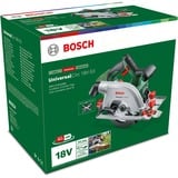 Bosch Circ 18V-53 16 cm Nero, Verde 4300 Giri/min, Sega circolare verde/Nero, Legno, Nero, Verde, Alluminio, 16 cm, 4300 Giri/min, 5,3 cm