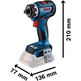 Bosch GSR 18V-90 FC PROFESSIONAL 2100 Giri/min SDS-plus 920 g Nero, Blu, Argento, Trapano avvitatore blu/Nero, Trapano con impugnatura a pistola, SDS-plus, Senza spazzola, Nero, Blu, Argento, 1,3 cm, 2100 Giri/min