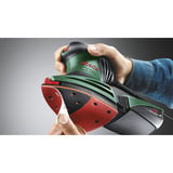 Bosch PSM 160 A Levigatrice multiuso 24000 Giri/min 160 W, Multi Sander verde, Levigatrice multiuso, 24000 Giri/min, 1,6 mm, 0,8 mm, AC, 160 W