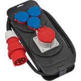 Brennenstuhl 1151600010 unità di distribuzione dell'energia (PDU) 4 presa(e) AC Nero, Blu, Rosso Nero, Basic, Plastica, Nero, Blu, Rosso, 4 presa(e) AC, 2 m, 400 V