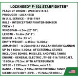 COBI Lockheed F-104 Starfighter, Giochi di costruzione 