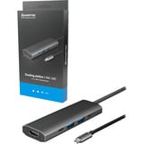 Chieftec DSC-502 docking station per dispositivo mobile Grigio titanio, CB EAC, USB tipo-C, Grigio