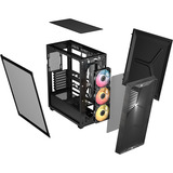 Corsair 3200D RS ARGB Smoke, Chassis Tower grigio scuro
