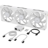 Corsair iCUE LINK RX360 II Unified Frame RGB-PWM, Ventola bianco