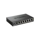 D-Link DGS-108 Non gestito L2 Gigabit Ethernet (10/100/1000) Nero, Interruttore Nero, Non gestito, L2, Gigabit Ethernet (10/100/1000), Full duplex