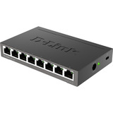 D-Link DGS-108 switch di rete Non gestito L2 Gigabit Ethernet (10/100/1000) Nero Nero, Non gestito, L2, Gigabit Ethernet (10/100/1000), Full duplex