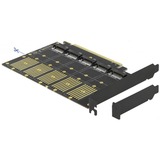 DeLOCK 90435 scheda di interfaccia e adattatore Interno M.2 PCIe, M.2, PCIe 3.0, 0,5 m, Cina, Windows 10, Windows 7, Windows 8.1