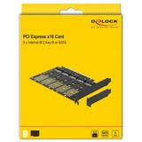 DeLOCK 90435 scheda di interfaccia e adattatore Interno M.2 PCIe, M.2, PCIe 3.0, 0,5 m, Cina, Windows 10, Windows 7, Windows 8.1