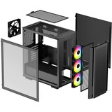 DeepCool CG560 Midi Tower Nero Nero, Midi Tower, PC, Nero, ATX, EATX, micro ATX, Mini-ITX, ABS, SPCC, Vetro temperato, Giocare