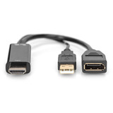 Digitus AK-330101-002-S, Adattatore Nero