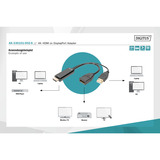 Digitus AK-330101-002-S, Adattatore Nero