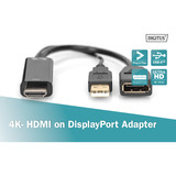 Digitus AK-330101-002-S, Adattatore Nero