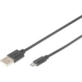 Digitus Cavo di collegamento USB 2.0 USB-A (spina) > Micro-USB (spina) Nero