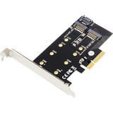 Digitus M.2 NGFF / NVMe SSD PCI Express 3.0 (x4), Scheda di interfaccia 