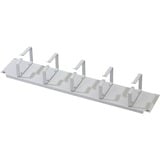 Digitus Pannello di gestione dei cavi con staffe di gestione dei cavi per armadi da 483 mm (19"), 2U, Instradamento dei cavi Nero, 2U, Grigio, Turchia, 490 mm, 85 mm, 3956,75 cm³, 728,571 g