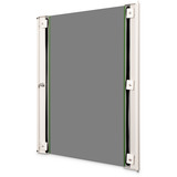 Digitus Porta frontale in vetro per armadio da parete 19" 16U serie Unique, Pannello frontale grigio