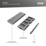 Digitus Set di cacciaviti per meccanici di precisione, Set di bit grigio