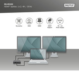 Digitus Splitter HDMI 4K, 1x2 Nero