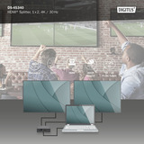 Digitus Splitter HDMI 4K, 1x2 Nero