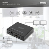 Digitus Splitter HDMI 4K, 1x2 Nero