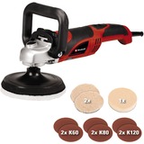 EINHELL Lucidatrice e levigatrice CC-PO 1100/150 E, Macchina di lucidatura rosso/Nero