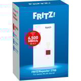 FRITZ! 2700 Ponti e ripetitori, Ripetitore bianco/grigio, Repeater 2700, Ripetitore di rete, 125 Mbit/s, Wi-Fi, Collegamento ethernet LAN, Bianco