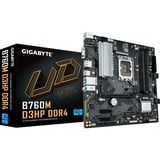 GIGABYTE B760M D3HP DDR4 Scheda Madre - Supporta CPU Intel Core di 14a Generazione, VRM Digitale a 4+1+1 Fasi, fino a 5333MHz DDR4 (OC), 2xPCIe 4.0 M.2, GbE LAN, USB 3.2 Gen1 Nero/grigio, VRM Digitale a 4+1+1 Fasi, fino a 5333MHz DDR4 (OC), 2xPCIe 4.0 M.2, GbE LAN, USB 3.2 Gen1, Intel, LGA 1700, Intel® Celeron®, Intel® Core™ i3, Intel® Core™ i5, Intel® Core™ i7, Intel® Core™ i9,..., LGA 1700, 128 GB, DDR4-SDRAM