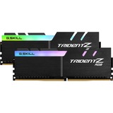 G.Skill Trident Z RGB (For AMD) F4-3200C16D-32GTZRX memoria 32 GB 2 x 16 GB DDR4 3200 MHz Nero, 32 GB, 2 x 16 GB, DDR4, 3200 MHz, 288-pin DIMM