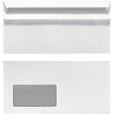 Herlitz 00768804 busta Carta Bianco bianco, DL (110 x 220 mm), Carta, Bianco, 75 g/m²