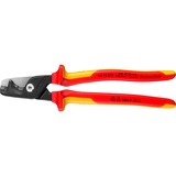 KNIPEX 95 18 225, Pinze di taglio rosso/Giallo