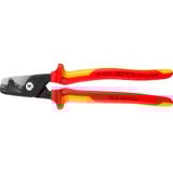 KNIPEX Forbice per cavi StepCut XL 95 18 225 VDE, Pinze di taglio rosso/Giallo