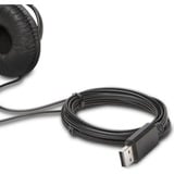 Kensington Cuffie USB ad alta fedeltà con microfono Nero, Cablato, Musica e Chiamate, 163 g, Auricolare, Nero