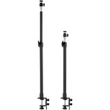 Kensington Morsetto a C telescopico A1000 Nero, Supporto per microfono da scrivania, Base di supporto da tavolo, Nero, MIL-STD-810H Method 504.3 Contamination by Fluids, 695 g, 51 mm