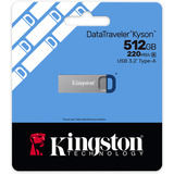 Kingston DataTraveler Kyson 512 GB, Chiavetta USB argento/Blu