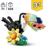 LEGO Creator Animali selvatici: tucano tropicale, Giochi di costruzione Set da costruzione, 7 anno/i, Plastica, 225 pz, 323 g