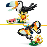 LEGO Creator Animali selvatici: tucano tropicale, Giochi di costruzione Set da costruzione, 7 anno/i, Plastica, 225 pz, 323 g