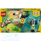 LEGO Creator Animali selvatici: tucano tropicale, Giochi di costruzione Set da costruzione, 7 anno/i, Plastica, 225 pz, 323 g
