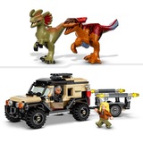 LEGO Jurassic World Trasporto del Piroraptor e del Dilofosauro Set da costruzione, 7 anno/i, Plastica, 254 pz, 438 g