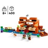 LEGO Minecraft La casa-rana, Giochi di costruzione Set da costruzione, 8 anno/i, Plastica, 400 pz, 732 g
