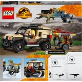 LEGO Trasporto del Piroraptor e del Dilofosauro, Giochi di costruzione Set da costruzione, 7 anno/i, Plastica, 254 pz, 438 g