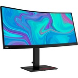 Lenovo ThinkVision T34w-20 86,4 cm (34") 3440 x 1440 Pixel UltraWide Quad HD LCD Nero, Monitor LED Nero, 86,4 cm (34"), 3440 x 1440 Pixel, UltraWide Quad HD, LCD, Nero