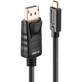 Lindy 43307 cavo e adattatore video 10 m USB tipo-C DisplayPort Nero Nero, 10 m, USB tipo-C, DisplayPort, Maschio, Maschio, Dritto